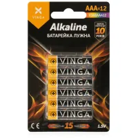 Battery AAA LR03 Alkaline 12pcs Blister Vinga (VJABAAA12)