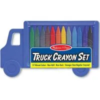 Colored pencils Melissa&Doug polymer crayons Machine 12 colors (MD4159)