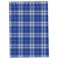 Блокнот Buromax spiral top, А6, 48sheets, square, blue (BM.2480-02)