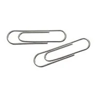 Paper clips Axent rounded, nickel-plated, 50 mm, 100 pcs. (4102-А)