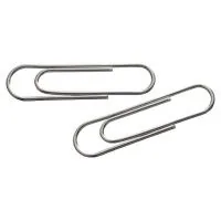 Скріпки канцелярські Axent rounded, nickel-plated, 78 мм, 50 шт. (4103-А)