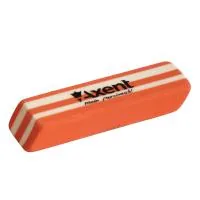 Eraser Axent soft, double-colored (white-red) (display) (1184-А)