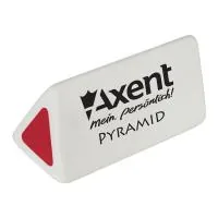 Axent soft Pyramid eraser, white-red (display) (1187-А)