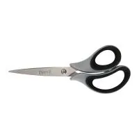 Scissors Axent Duoton Soft, 16.5 cm, gray-black (6101-01-А)