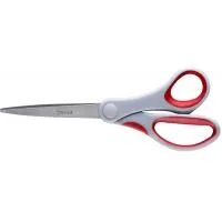 Axent Duoton scissors, 18cm, gray-red (6301-06-А)