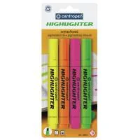 Marker set Centropen Fax 8852 1-4.6 mm, chisel tip, SET 4colors (BLister) (8852/4/BL)