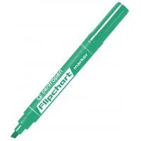 Marker Centropen Flipchart 8560 1-4.6 mm, chisel tip, green (8560/04)