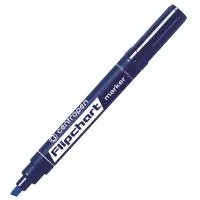 Marker Centropen Flipchart 8560 1-4.6 mm, chisel tip, blue (8560/03)