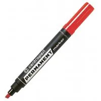 Marker Centropen Permanent 8576 1-4.6 mm, chisel tip, red (8576/02)