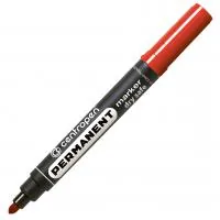 Marker Centropen Permanent Dry Safe 8510 2.5 mm, round tip, red (8510/02)