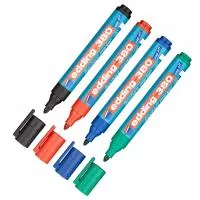 Set of markers Edding Flipchart e-380 1.5-3 mm, round tip, SET 4colors (blister PV (380/4/BL)