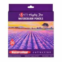 Colored pencils Santi Highly Pro 24 pcs watercolor (742385)