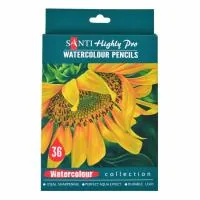 Colored pencils Santi Highly Pro 36 pcs watercolor (742387)