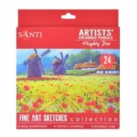 Colored pencils Santi Highly Pro 24 pcs (742391)