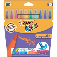 Bic Vis Aquarelle felt-tip pens, 10 colors (bc8289641)