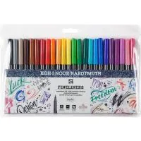 Liner Koh-i-Noor Assorted set 0.3 mm plastic 24 pcs (777024)