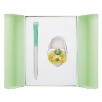 Langres ballpoint pen set pen + hook for a bag Fairy Tale Green (LS.122027-04)