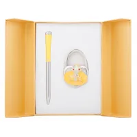 Langres ballpoint pen set pen + hook for a bag Fairy Tale Yellow (LS.122027-08)