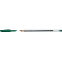Ручка кулькова Bic Cristal, зелена (bc875976)