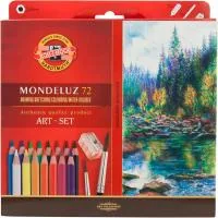 Colored pencils Koh-i-Noor Mondeluz watercolor 72 colors (3714)