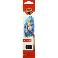 Colored pencils Koh-i-Noor Mondeluz Watercolor fish 6 colors (3715_p)