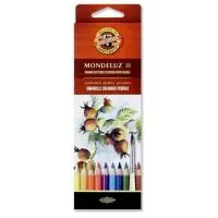 Colored pencils Koh-i-Noor Mondeluz watercolor 18 colors (3717018001KS)