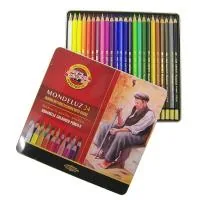 Colored pencils Koh-i-Noor Mondeluz watercolor 24 colors (3724)