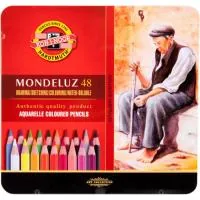 Colored pencils Koh-i-Noor Mondeluz watercolor 48 colors (372604)
