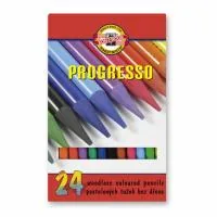Colored pencils Koh-i-Noor Progresso woodless 24 colors (875802)