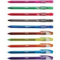 Unimax gel pen set Trigel-3 assorted colors 0.5 mm, 10 body colors (UX-132-20)