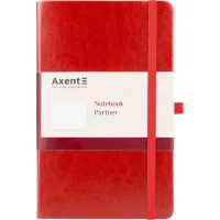Axent Partner Lux notebook, 125x195, 96 sheets, cl, red (8202-06-A)