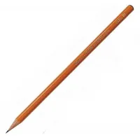 Koh-i-Noor 2H graphite pencil without eraser body Yellow (1570.2H)