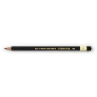 Koh-i-Noor 3B Toison D'or graphite pencil without eraser body Black (1900.3B)