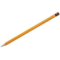 Koh-i-Noor 5H graphite pencil without eraser body Yellow (1500.5H)