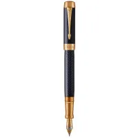 Fountain pen Parker DUOFOLD Prestige Blue Chevron GT FP18-C F (96 001)