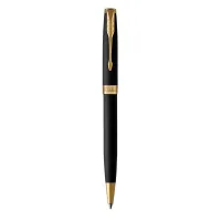 Ручка кулькова Parker SONNET 17 Matte Black Lacquer GT BP (84 832)