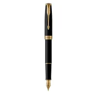 Fountain pen Parker SONNET 17 Matte Black Lacquer GT FP F (84 811)