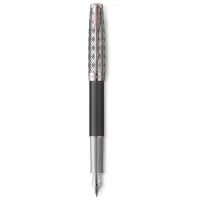 Fountain pen Parker SONNET 17 Metal Gray Lacquer PGT FP18 F (68 211)