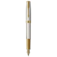 Fountain pen Parker SONNET 17 Silver Mistral GT FP18 F (88 611)