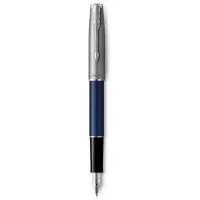 Fountain pen Parker SONNET 17 Essentials Metal Blue Lacquer CT FP F (83 711)