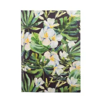 Notebook Buromax Floristica A5 96 sheets in a box with a hard cover light green (BM.24511104-15)