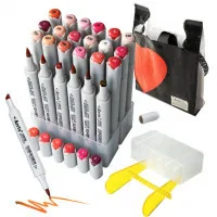 Art marker Arrtx Alcoholic Oros ASM-03RD 24 colors, shades of red (LC302536)