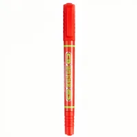 Baoke marker waterproof 0.5-2 mm, double-sided red (MARK-PER-BAO-MP2915R)