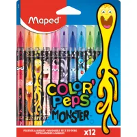 Markers Maped Color Peps Monster 12 colors (MP.845400)