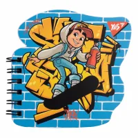 Yes notebook A7/24 pages. spiral Subsurf, curly (681819)