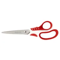 Axent Shell scissors, 18 cm, white and red (6304-06-A)