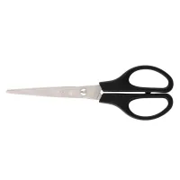 Axent scissors 20 cm, black (D6220)