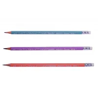 Олівець графітний Maped BLACK PEPS, HB, з ластиком, PASTEL (MP.851730)