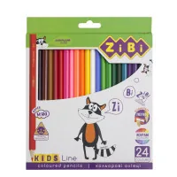 Colored pencils ZiBi Kids line 24 colors (ZB.2416)