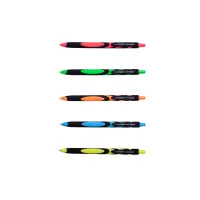 Oil pen Buromax automatic LIVE TOUCH, RUBBER TOUCH, 0.7 mm, blue (BM.8270)
